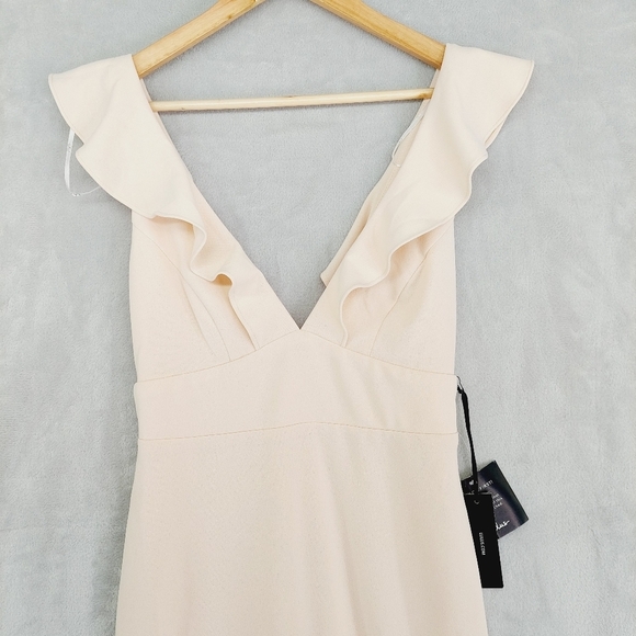 New LULUS Perfect Opportunity Pale Blush Maxi Dress P5426 - Picture 3 of 12